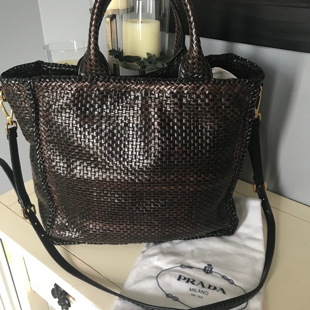 Prada Madras Tote - Picture 10 of 16